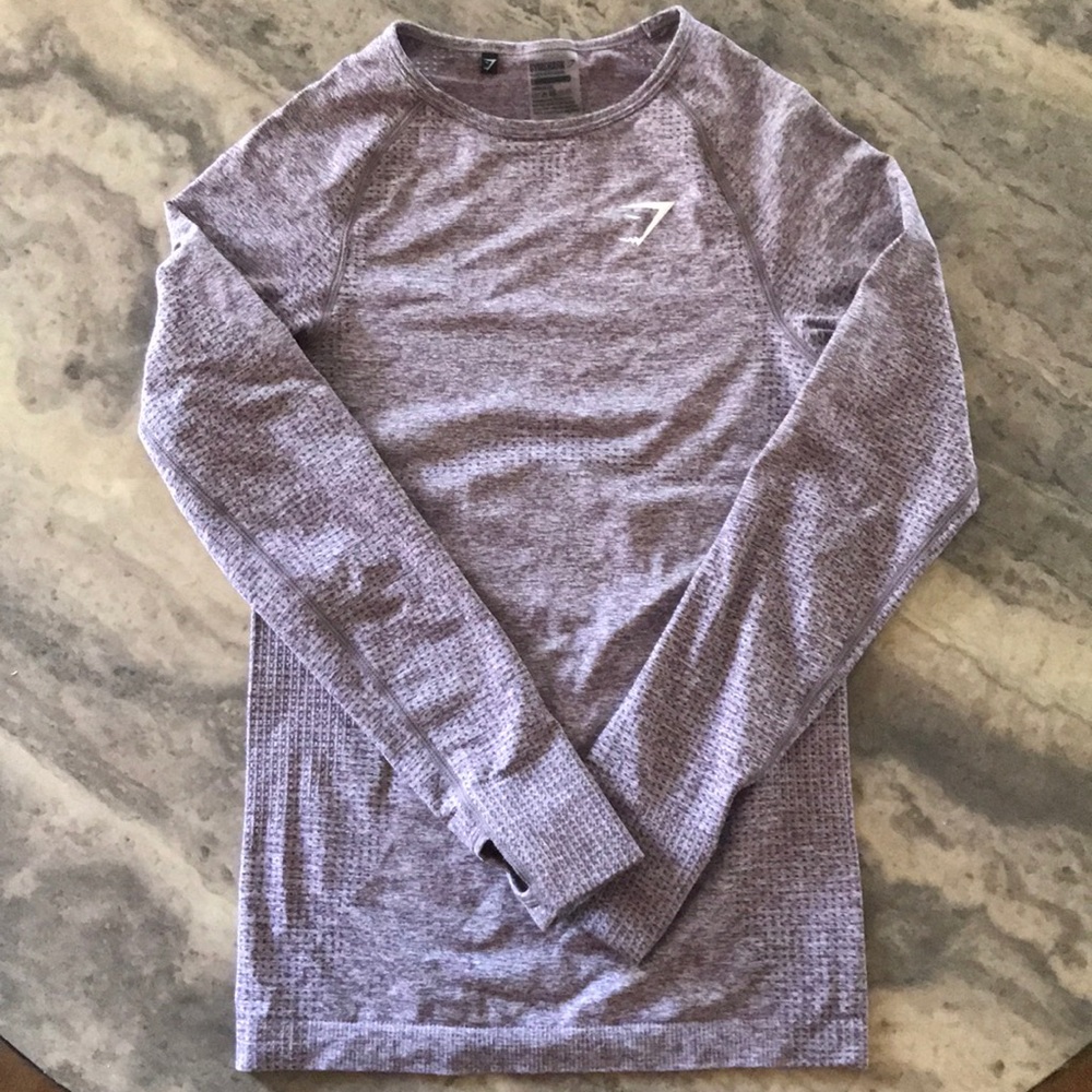 Gymshark long sleeve seamless top